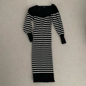 Ann Taylor Ribbed MIdi Dress
